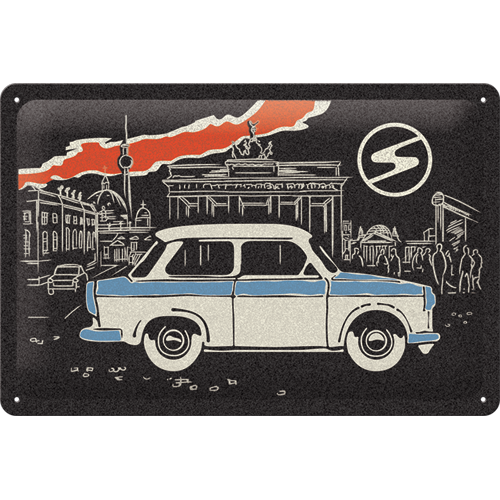 Trabant - Berlin Black - Skilti