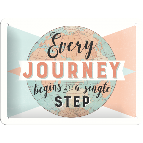 Every Journey begins - Skilti