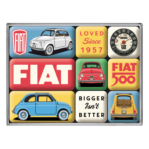 Fiat 500 - Loved Since 1957 - Seglar-Sett