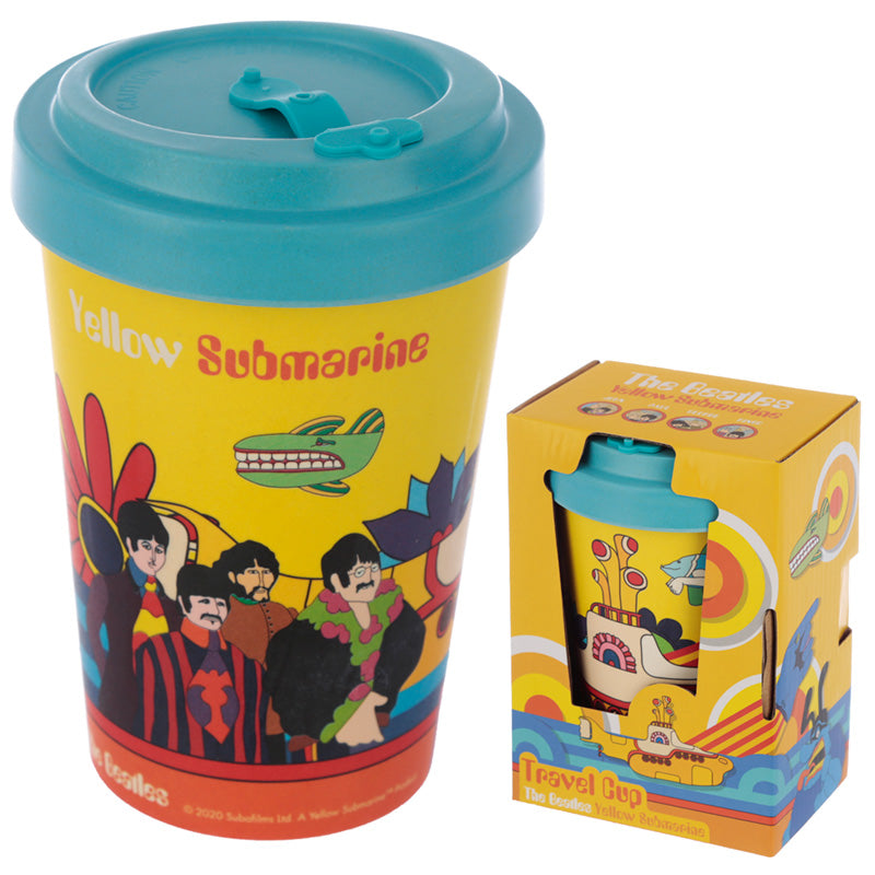 Yellow Submarine - bambus ferðabolli