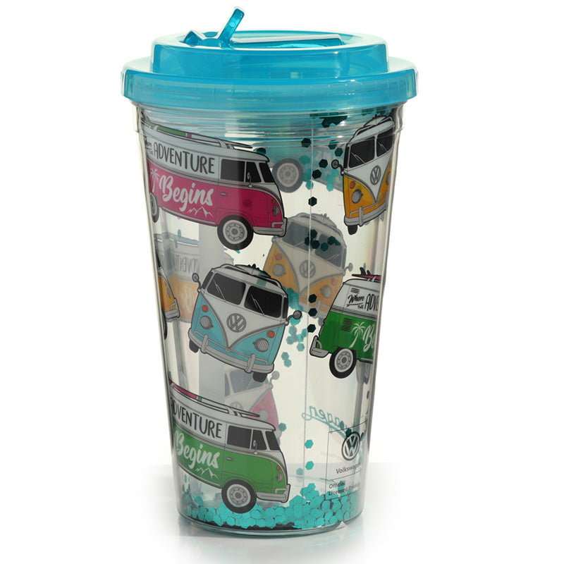 VW Camper Bus, Surf Adventure Begins - drykkjarglas