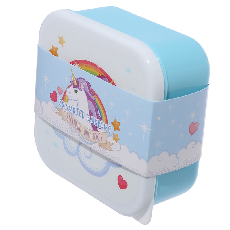 Enchanted Rainbows Unicorn - sett með 3 nestisboxum