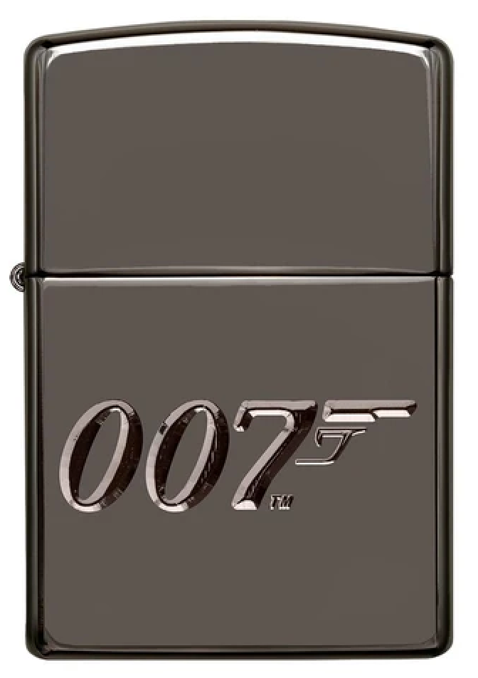 Zippo James Bond 007 High Polish Black Ice - Kveikjari