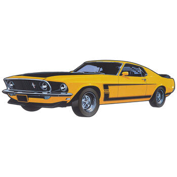 FORD Mustang Boss 302 - málmskilti