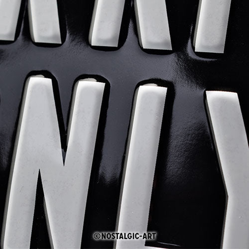 Mercedes Benz - Parking Only - Skilti