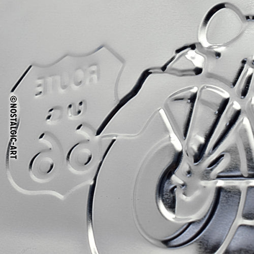 Route 66 - Mótorhjól - Skilti