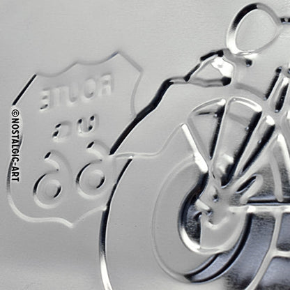 Route 66 - Mótorhjól - Skilti