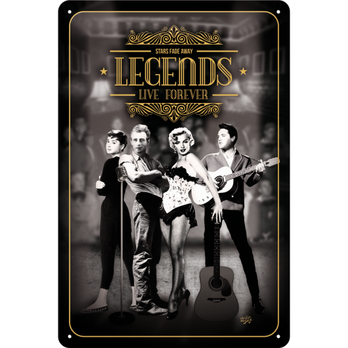 Legends Live Forever - Skilti