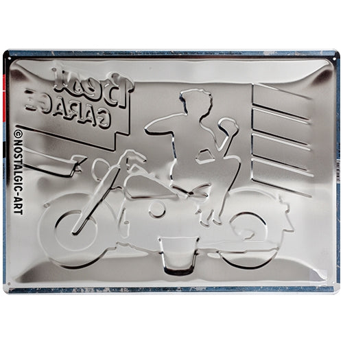 Best Garage Blue - Skilti