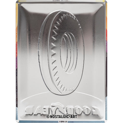 Goodyear - Rainbow Wheel - Skilti