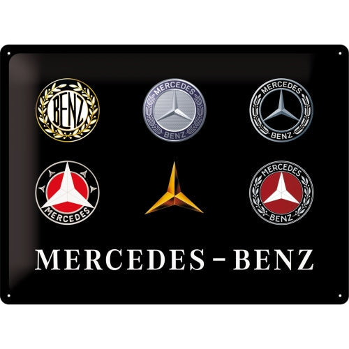 Mercedes Benz Logo Evolution - Skilti