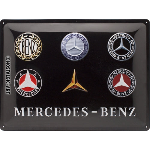 Mercedes Benz Logo Evolution - Skilti