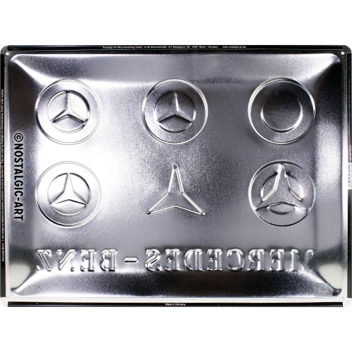 Mercedes Benz Logo Evolution - Skilti