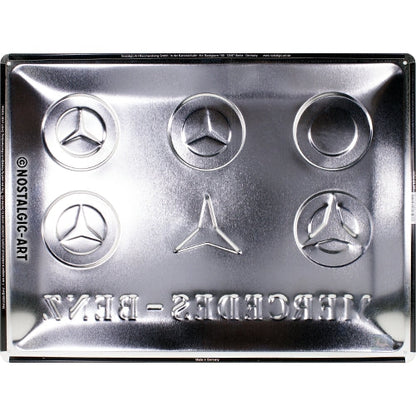 Mercedes Benz Logo Evolution - Skilti