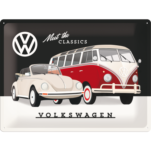 VW - Meet the classics - Skilti