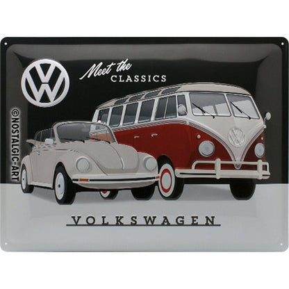 VW - Meet the classics - Skilti