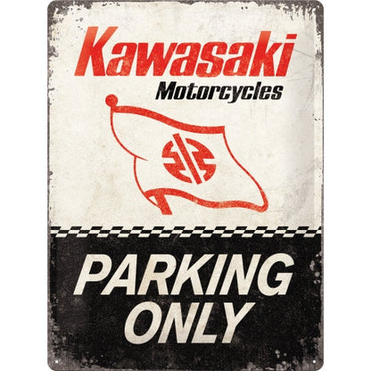 Kawasaki Parking Only - skilti