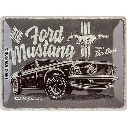 Ford Mustang The Boss - skilti