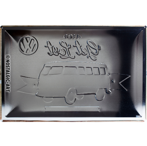 VW Bulli - Let´s Get Lost - Stórt Skilti