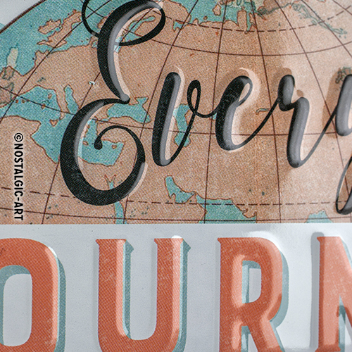 Every Journey begins - Skilti