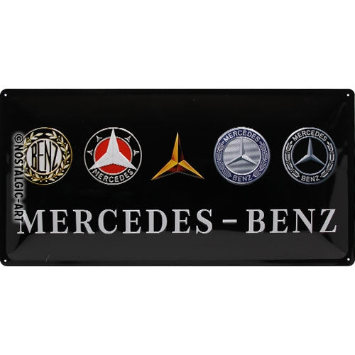 Mercedes Benz Logo Evolution - Skilti