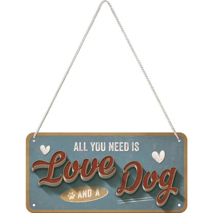 Love Dog - Hangandi Skilti