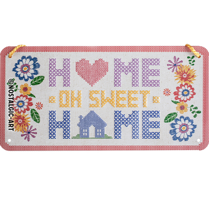 Home Sweet Home - Hangandi Skilti