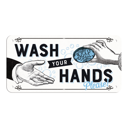 Wash Your Hands - Hangandi Skilti