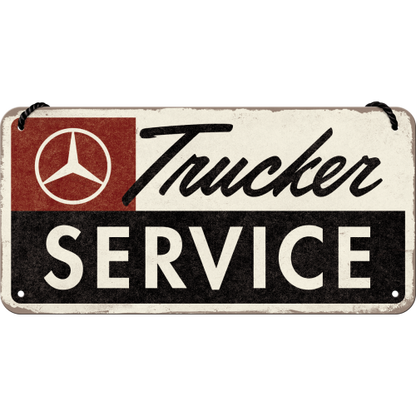 Daimler Truck, Trucker Service - Hangandi Skilti