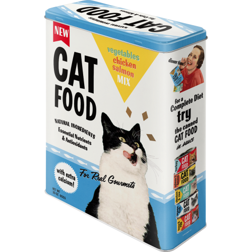 Cat Food - Vegetables, Chicken, Salmon Mix - Box XL