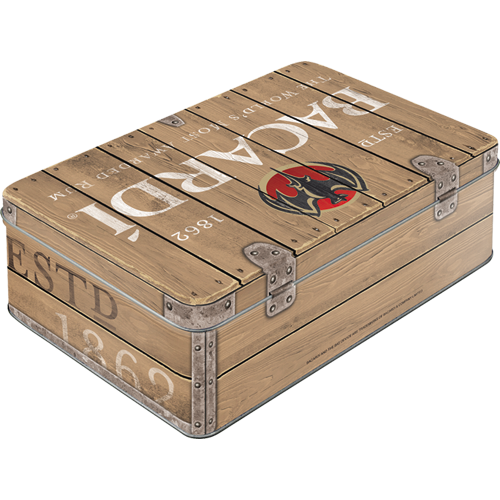 Bacardi - Wood Barrel - Box Flatt