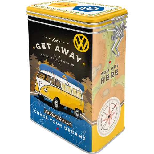 VW Bulli Let´s Get Away - Þurrvörubox