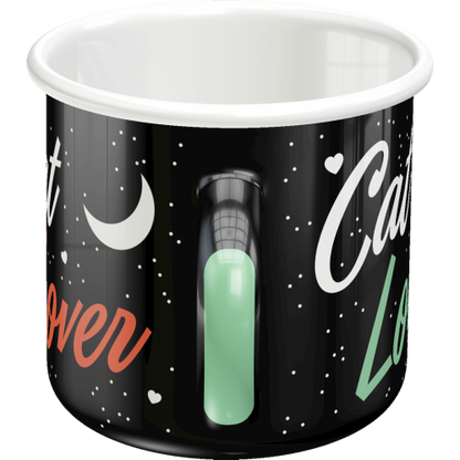 Bolli - Enamel Mug Cat Lover Black