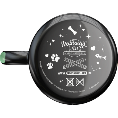 Bolli - Enamel Mug Cat Lover Black
