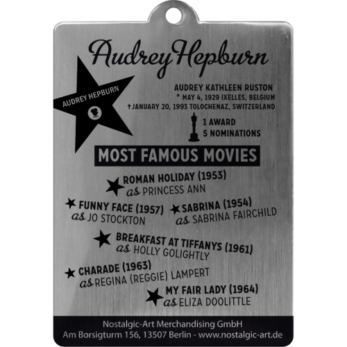 Lyklakippa - Audrey - Holly Golightly