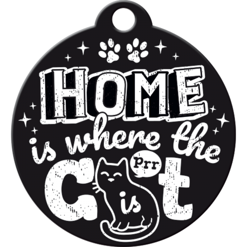 Lyklakippa - Home is where the cat is black