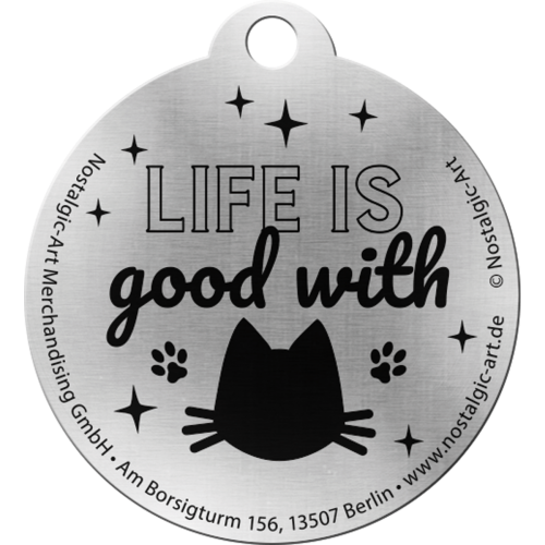 Lyklakippa - Home is where the cat is black