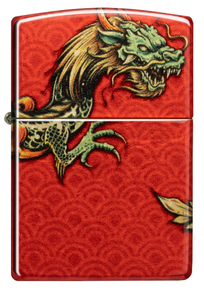 Zippo Dragon Fusion Red - Kveikjari