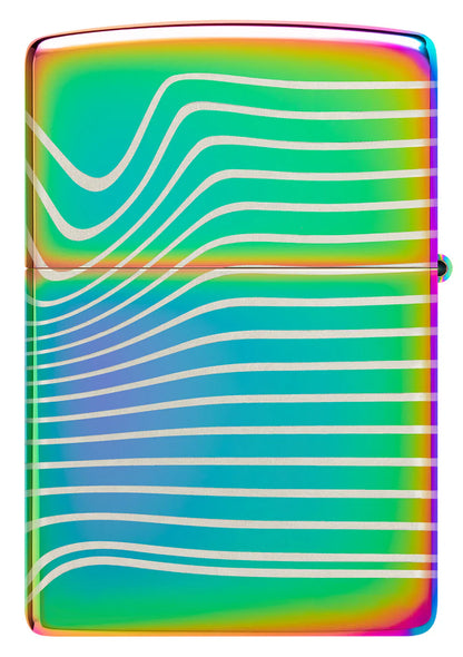 Zippo Wavy Pattern Multi Color - Kveikjari