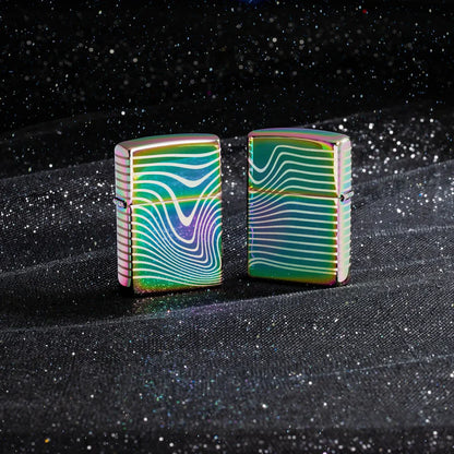 Zippo Wavy Pattern Multi Color - Kveikjari