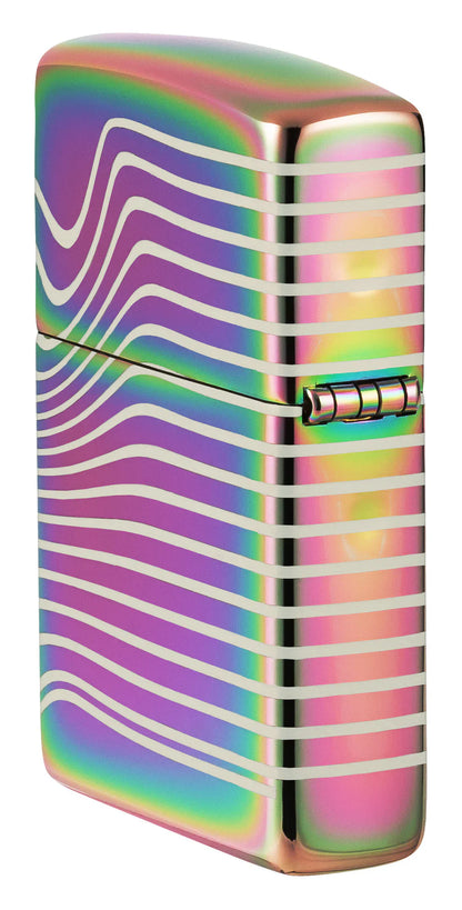 Zippo Wavy Pattern Multi Color - Kveikjari