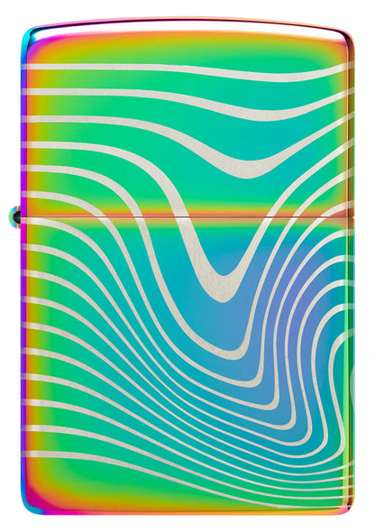 Zippo Wavy Pattern Multi Color - Kveikjari