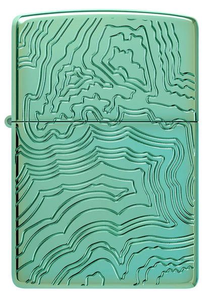 Zippo Topographical Map - Kveikjari