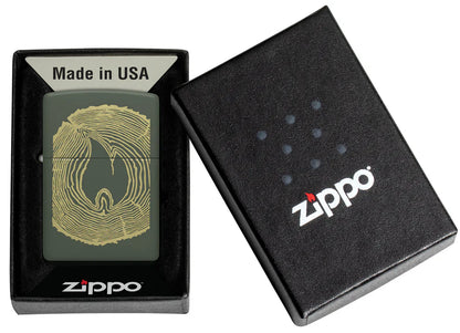 Zippo Wood Rings Engraved - Kveikjari