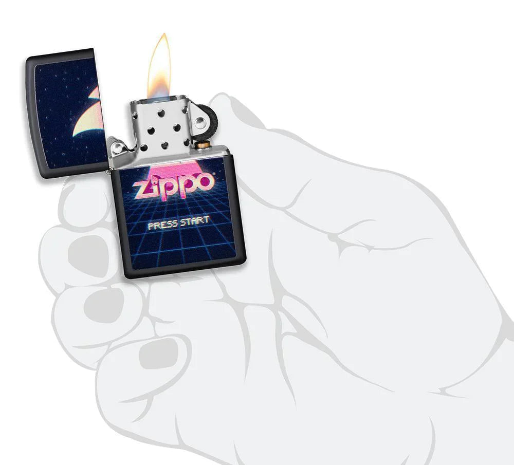 Zippo Gaming Games Black Matte - Kveikjari