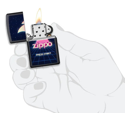 Zippo Gaming Games Black Matte - Kveikjari