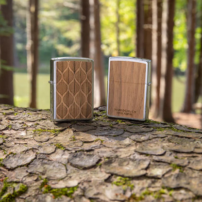 Zippo Woodchuck Walnut Leaves - Kveikjari