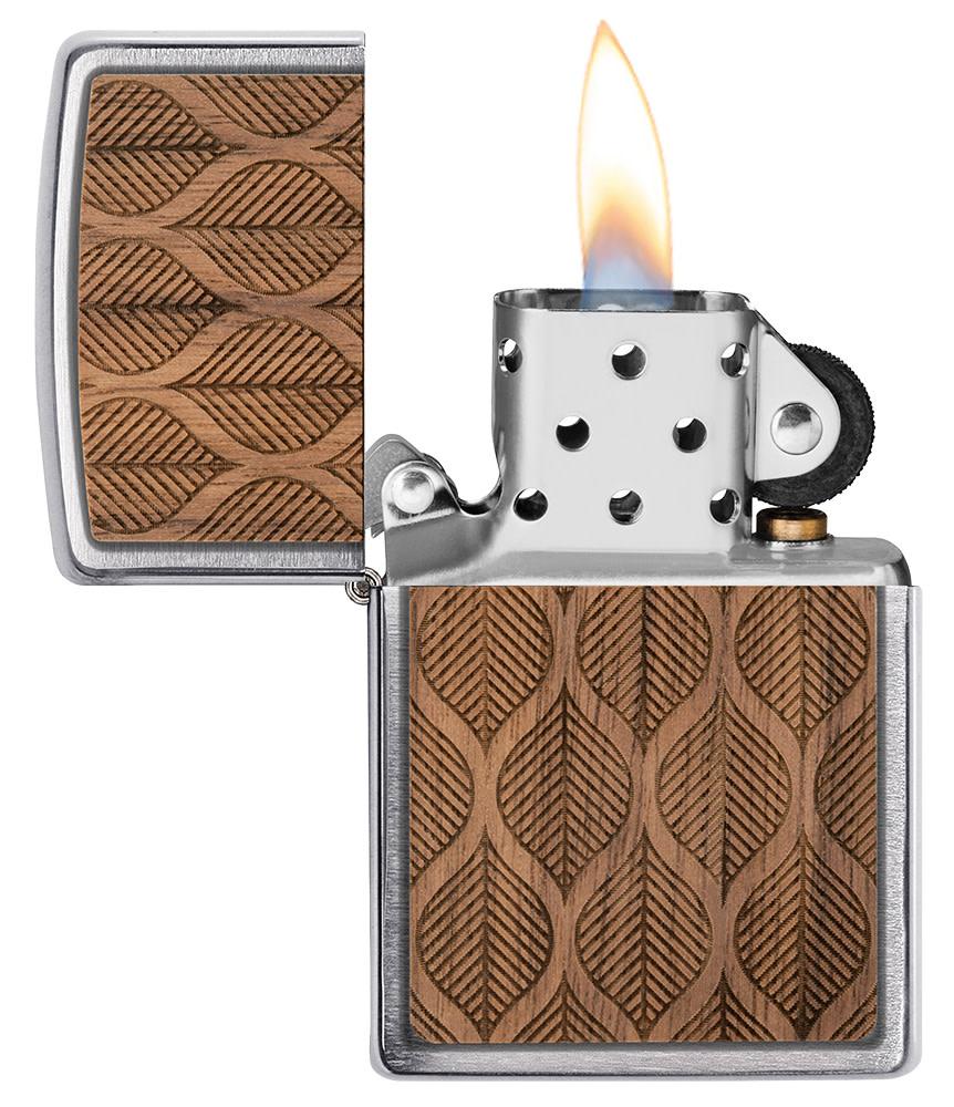Zippo Woodchuck Walnut Leaves - Kveikjari