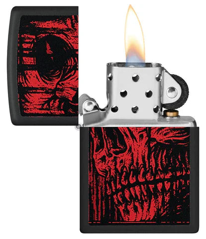Zippo Red Skull Design - Kveikjari