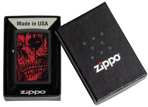 Zippo Red Skull Design - Kveikjari